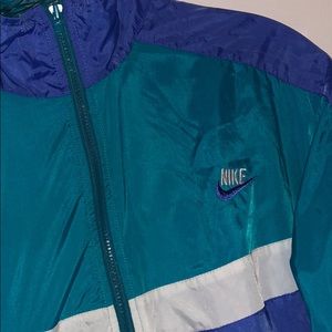 Purple and Turquoise Tracksuit // Nike // Vintage